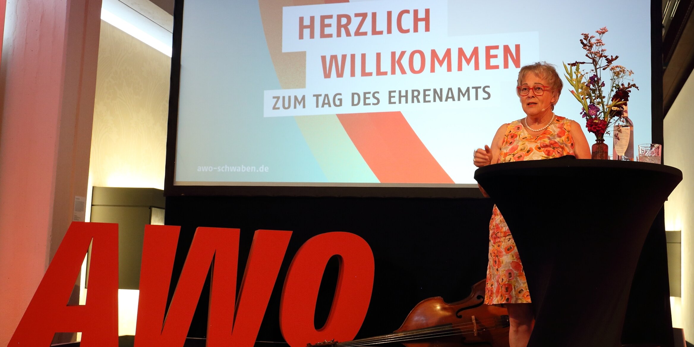 Tage des Ehrenamts 2026: Brigitte Protschka auf der Bühne