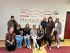 AWO-Vorständin Silke Scherer (rechts) sowie die Mitarbeiterinnen vom AWO Haus der Familie, Evelyn Jonschel (Zweite von rechts) und Anke Reiser (links), freuten sich über den Besuch der ukrainischen Delegation. Foto: AWO Schwaben / Dominik Schubert